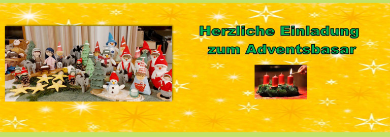 Adventsbasar zugunsten des Förderungsvereins