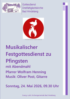 Musikalischer Gottesdienst in Bad Hindelang