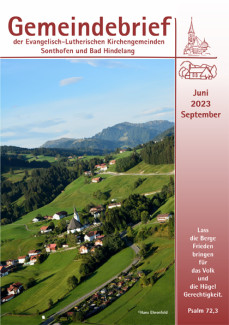 Gemeindebrief Juni - September 2023