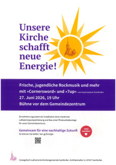 Kirche schafft neue Energie - Benefizkonzert