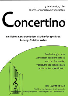 Kleines Konzert mit dem Tischharfenspielkreis