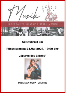 Musikalischer Gottesdienst mit Gitarre