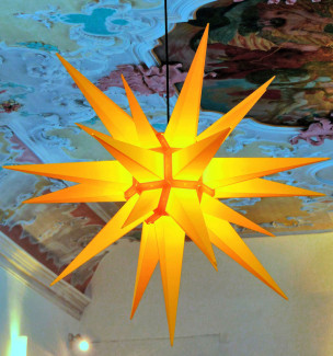 Stern in der Dreifaltigkeitskirche Bad Hindelang