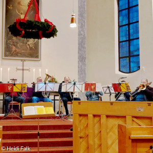 Posaunenchor beim Adventskonzert 2022