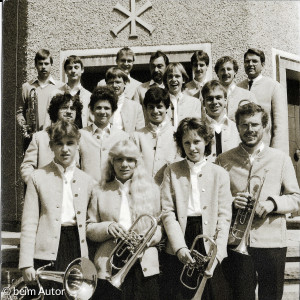 Posaunenchor früher vor der Kirche