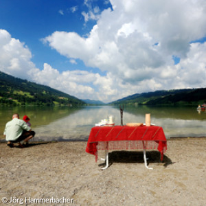 Altar mit Blick auf den Alpsee