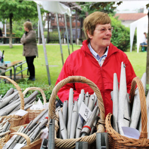 Verkauf von Orgelpfeifen beim Johannisfest